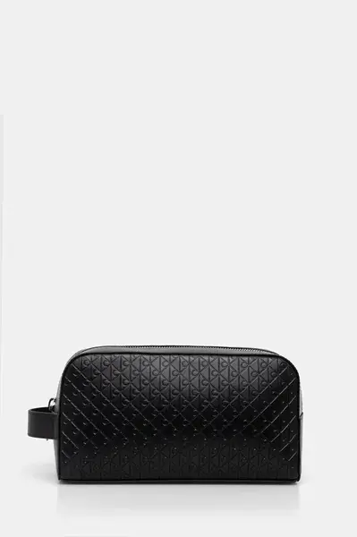 Kožená kozmetická taška Calvin Klein