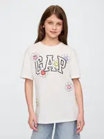 GAP Dívčí Dětské tričko s logem Gap × SmileyWorld® 746204-01 Velikost: XL