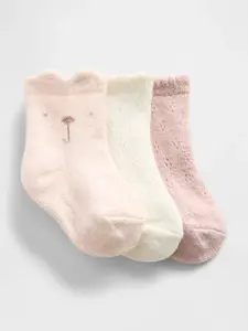 GAP Baby Socks CashSoft, 3 Pairs - Girls