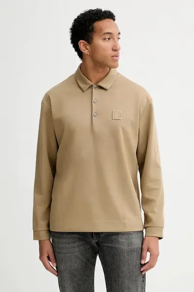 Tričko s dlouhým rukávem s přídavkem vlny Calvin Klein