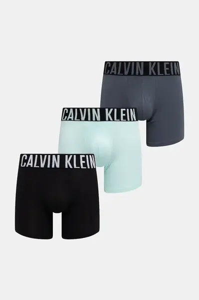 Boxerky Calvin Klein Underwear 3-pack pánské, více barev, 000NB3609A