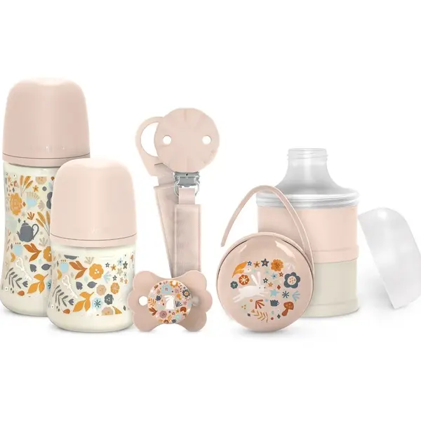 Suavinex Wonderland Novorozenecký set růžový