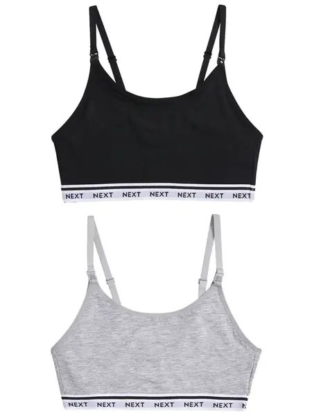 Next Podprsenka  sivá / čierna / biela