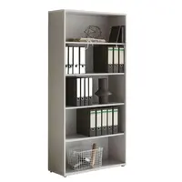 MID.YOU REGÁL NA DOKUMENTY, šedá, 84,4/185,6/33 cm