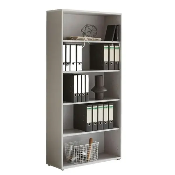 MID.YOU REGÁL NA DOKUMENTY, šedá, 84,4/185,6/33 cm