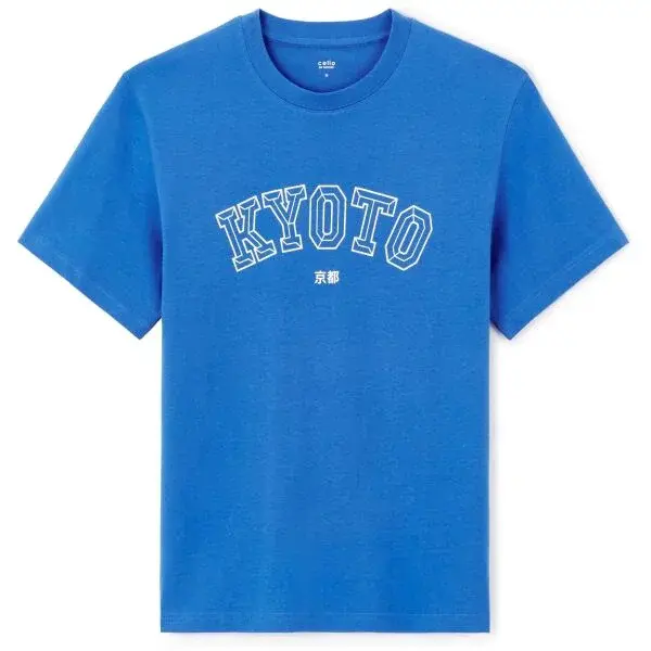 CELIO JEOVERDU Pánske tričko, modrá, veľkosť