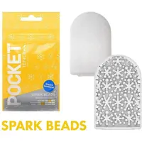 TENGA Jednorázový masturbátor Pocket (7 cm), žlutý