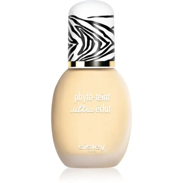 Sisley Phyto-Teint Ultra Eclat dlhotrvajúci tekutý make-up pre rozjasnenie pleti odtieň 0W (0) Porcelaine 30 ml