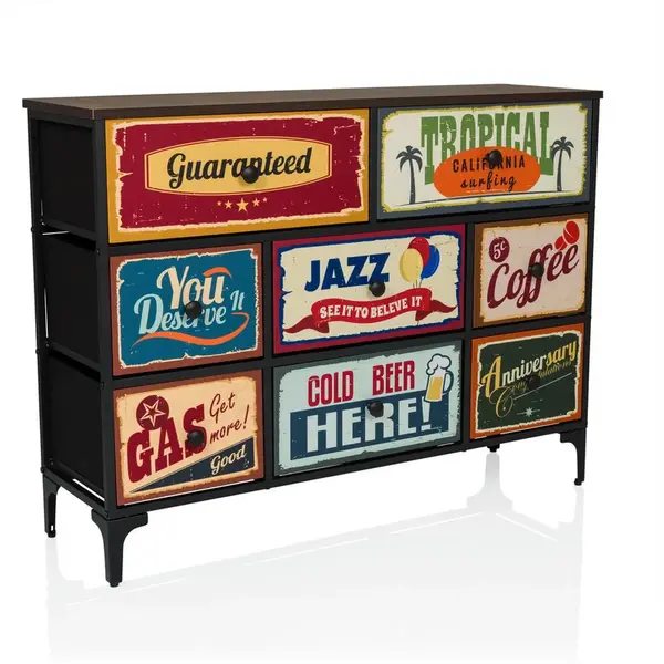 MID.YOU KOMODA, vícebarevná,