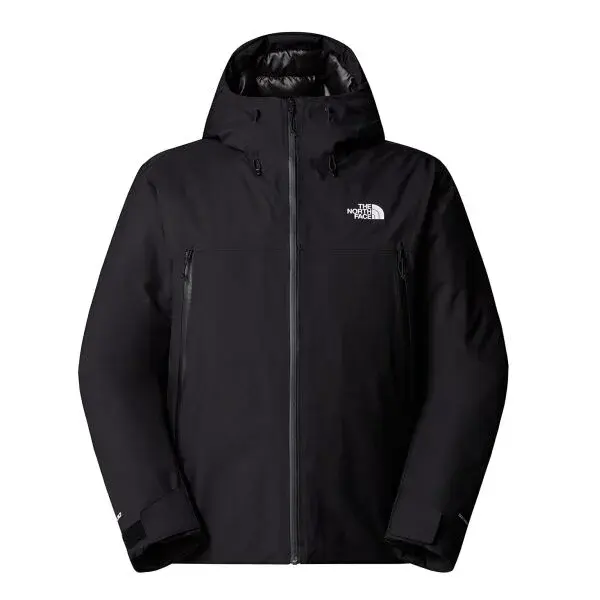 The North Face M RANGE DOWN HOODED JACKET Pánska páperová bunda, čierna, veľkosť