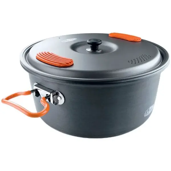 GSI Outdoors HALULITE 3.2 L POT Kempingový hrnec, tmavě šedá, velikost
