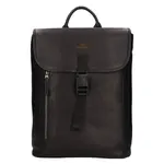 Kožený trendy batoh Mustang Manet - černá