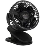 MG Clip bezdrôtový stolný ventilátor, čierny