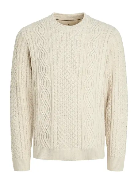 Jack & Jones Premium Sveter 'JPRBLUsean'  svetlobéžová