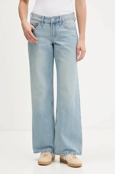 Džíny Hollister Co. dámské, high waist, KI355-5700-279