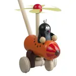 Drevené strkadlo – krtko a vrtuľník