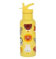 A Little Lovely Company - antikorová fľaša na pitie, 500 ml - zvierací kamaráti