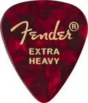 Fender 351 Shape Picks, Extra Heavy, Red Moto