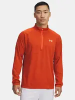 Pánské tričko Under Armour UA Tech Textured 1/2 Zip-ORG - Pánské