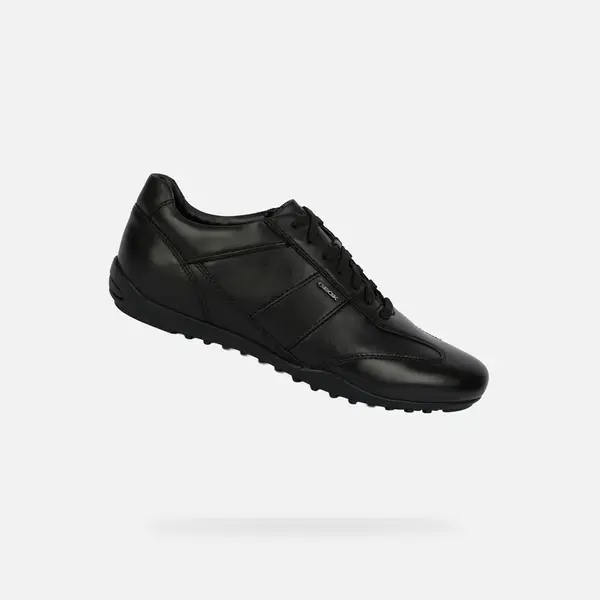Black Men's Geox Wells Sneakers - Men's