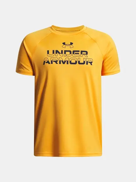 Under Armour UA Tech Split Wordmark SS-ORG T-Shirt for Boys - Boys