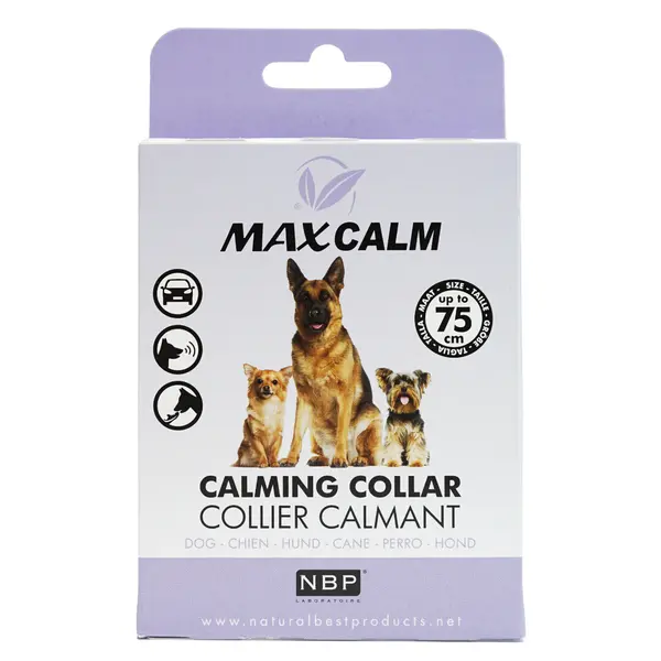 Max Calm Zklidňující obojek proti stresu pro psy 75 cm
