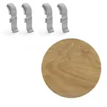 Spojka k soklu Naturel dub galský , PVC dĺžka 0,5 cm, výška hrany 56 mm, NATNGTF51