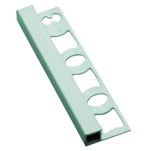 Lišta ukončovací "hranatá" Profil-EU svetlozelená, PVC, dĺžka 250 cm, výška hrany 8 mm, LH825011