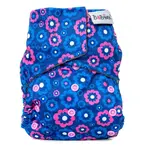 Bobánek Kapsová AIO plena Premium suchý zip 1 ks modré květiny