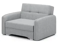 Jednomiestna rozkladacia pohovka s úložným priestorom laine - čierna -