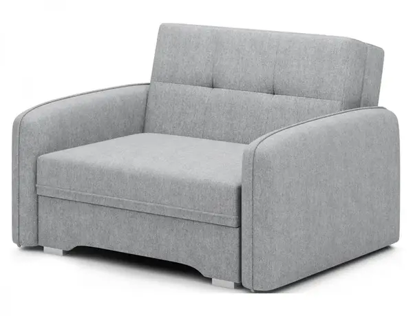 Jednomiestna rozkladacia pohovka s úložným priestorom laine - čierna -