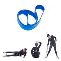 Posilovací guma inSPORTline Hangy X-Heavy 55x3 cm / 4 kg modrá