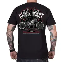 Triko BLACK HEART Chopper Race černá 3XL