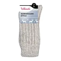 Bellinda NORWEGIAN teplé ponožky vel. 35/38 1 pár béžové