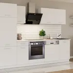 Kuchyňská linka 270 cm Toni Barva korpusu: Bílá, Barva dvířek: Bílá