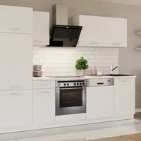 Kuchyňská linka 270 cm Toni Barva korpusu: Bílá, Barva dvířek: Bílá