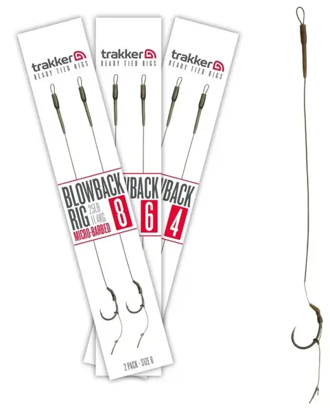 Trakker nadväzca blowback ready rig barbed 25 lb 2 ks - veľkosť háčika 8