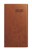 Týdenní diář 2026 Jakub Vivella kapesní hnědá