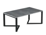 Konferenční stolek Gavino Barva desky: Beton, Barva podstavy: Černá