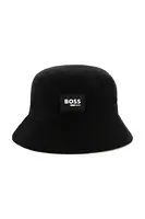 Dětský bavlněný klobouk BOSS černá barva, J51690