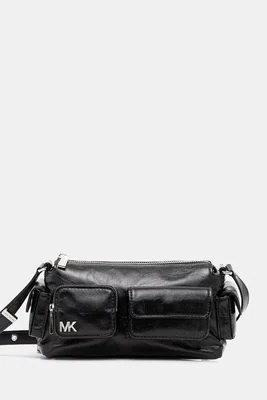 Kožená kabelka MICHAEL Michael Kors černá barva, 32S5SM3C5Y