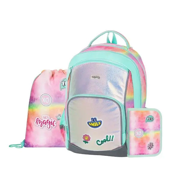 Oxybag OXY GO - školní set Magic 3 ks: batoh, penál, sáček