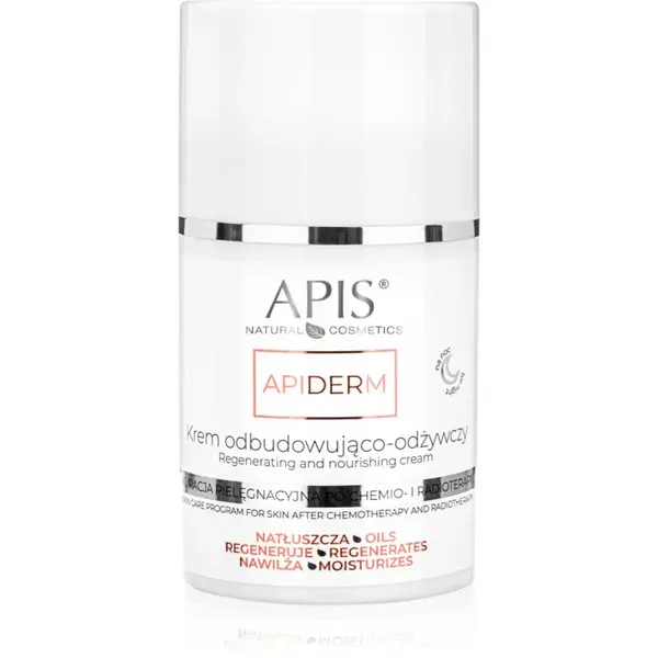 Apis Natural Cosmetics Apiderm nočný regeneračný krém s vyživujúcim účinkom 50 ml