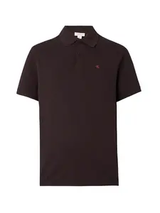 Calvin Klein Jeans Tričko  tmavohnedá