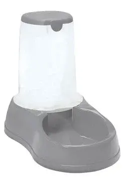 Miska se zásobníkem na krmivo 1,5kg protiskluzová  šedá Zolux