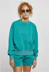 Dámský oversized Stone Washed Crewneck akvarel