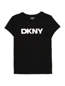 DKNY Tričko  čierna / biela