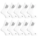 Styx 10PACK ponožky vysoké bílé (10HV1061) M