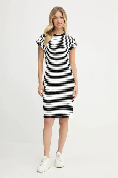 Šaty Tommy Hilfiger černá barva, mini, WW0WW45804