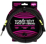 Ernie Ball Headphone Extension Cable 1/4 to 3.5mm 20' Black